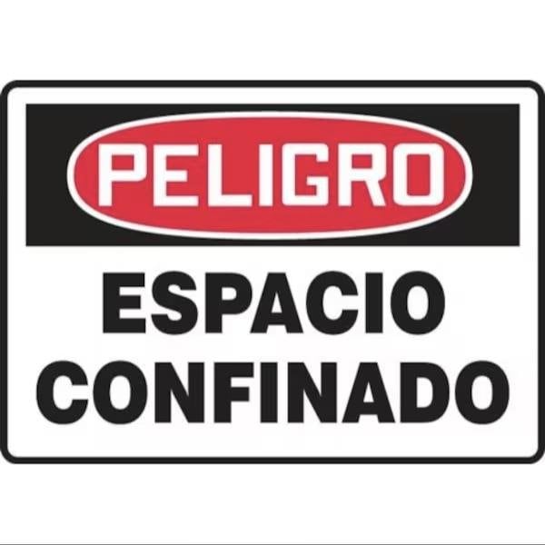 Accuform OSHA DANGER Safety Sign CONFINED SHMCSP002XT SHMCSP002XT - main